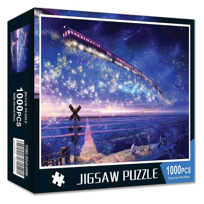 New Train In Sky Puzzles For Adults 1000 Pieces Fashion Design Paper Jigsaw Games Precious Gift Box Sale Price Fidget Toy
New Train In Sky Puzzles For Adults 1000 Pieces Fashion Design Paper Jigsaw Games Precious Gift Box Sale Price Fidget Toy