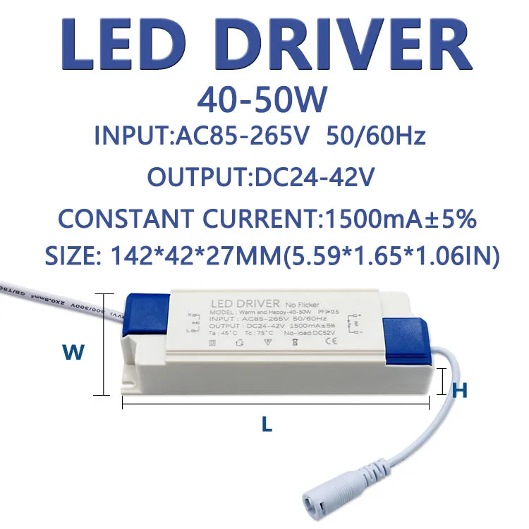 Трансформатор освещения warm and happy 40-50 Вт DC24-42V 
Трансформатор освещения warm and happy 40-50 Вт DC24-42V
