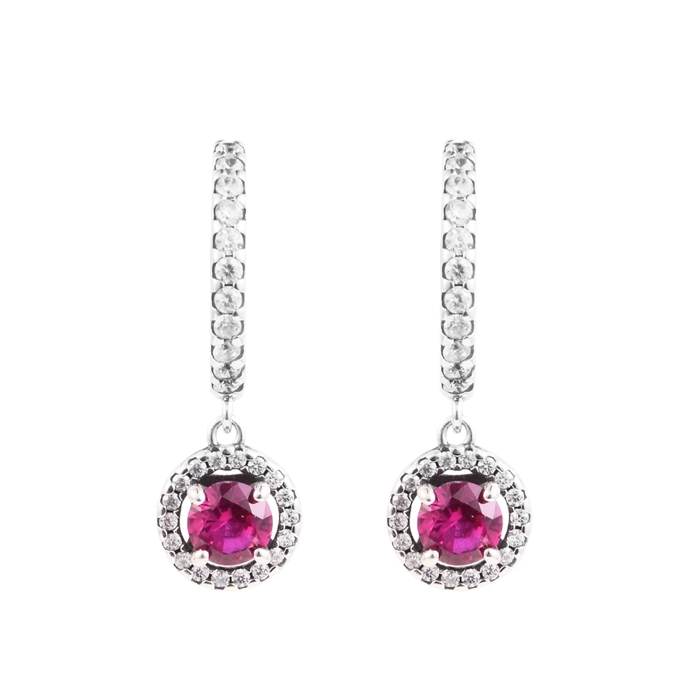 Red Round Sparkling Hoop Earrings Sterling Silver Jewelry For Woman DIY Fashion Wedding Party Make Up Accessories
Red Round Sparkling Hoop Earrings Sterling Silver Jewelry For Woman DIY Fashion Wedding Party Make Up Accessories