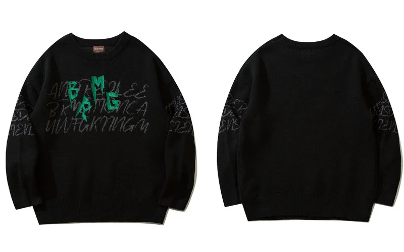 Hip Hop Embroidery Letter Knitted s Streetwear Men Women 2023 Autumn Vintage Casual Pullover Sweater
Hip Hop Embroidery Letter Knitted s Streetwear Men Women 2023 Autumn Vintage Casual Pullover Sweater
