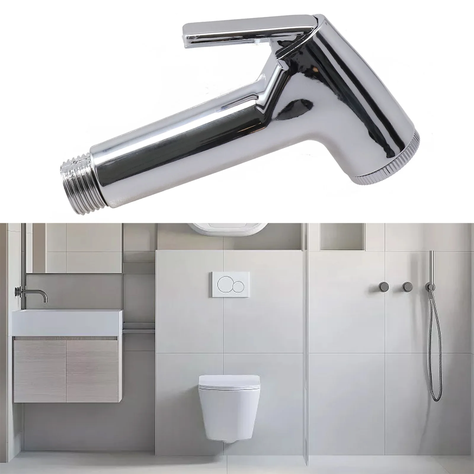 Bidet Toilet Sprayer G1/2" ABS Handheld Bidet Faucet Spray Protable Universal Home Bathroom Shower Head Self Cleaning Fitting
Bidet Toilet Sprayer G1/2" ABS Handheld Bidet Faucet Spray Protable Universal Home Bathroom Shower Head Self Cleaning Fitting