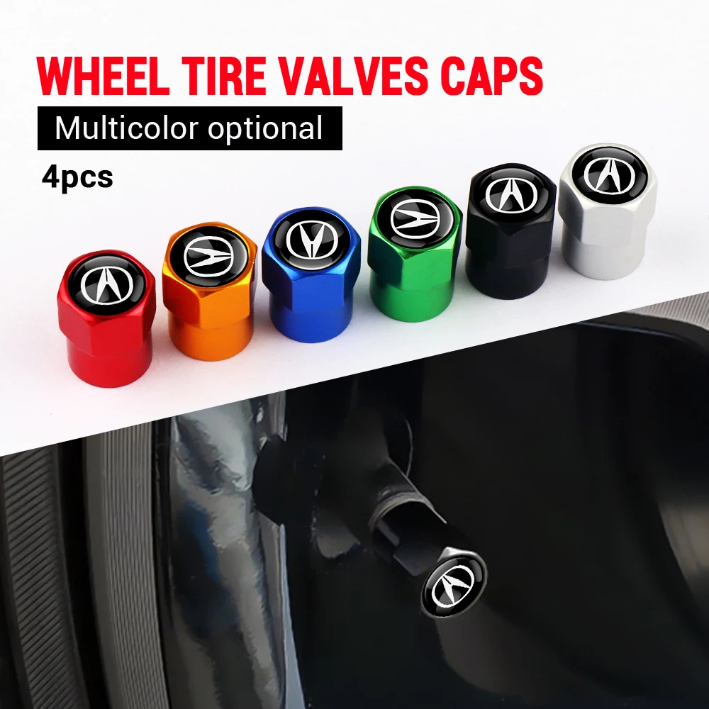 4pcs Metal Car Emblem Wheel Tire Valve Stem Caps Protection Covers Anti-theft For Acura MDX ILX RDX TLX TL RL Auto Accessories
4pcs Metal Car Emblem Wheel Tire Valve Stem Caps Protection Covers Anti-theft For Acura MDX ILX RDX TLX TL RL Auto Accessories
