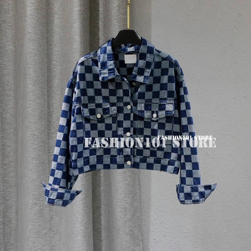 luxury design 2022 fall fashion high end high Street Leisure Western Style Cropped jean Jacket women Denim Jacket coats coat
luxury design 2022 fall fashion high end high Street Leisure Western Style Cropped jean Jacket women Denim Jacket coats coat