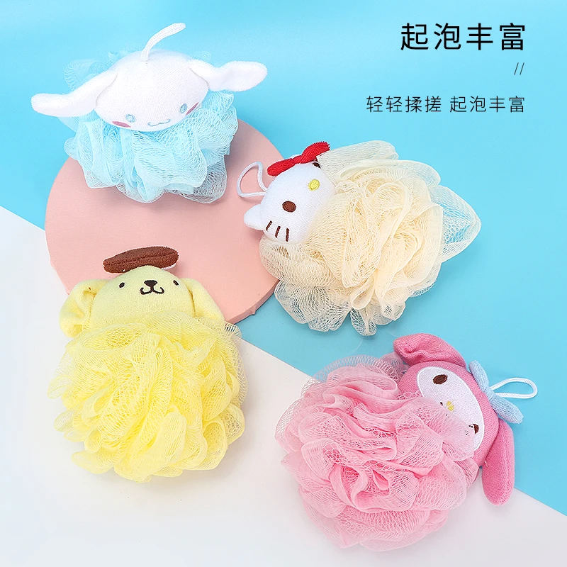Kawaii Sanrioed Anime Cartoon series mymelody Cinnamoroll Kuromi cute fashion Foaming Bath Ball Plush Doll Bath Flower Bathroom
Kawaii Sanrioed Anime Cartoon series mymelody Cinnamoroll Kuromi cute fashion Foaming Bath Ball Plush Doll Bath Flower Bathroom