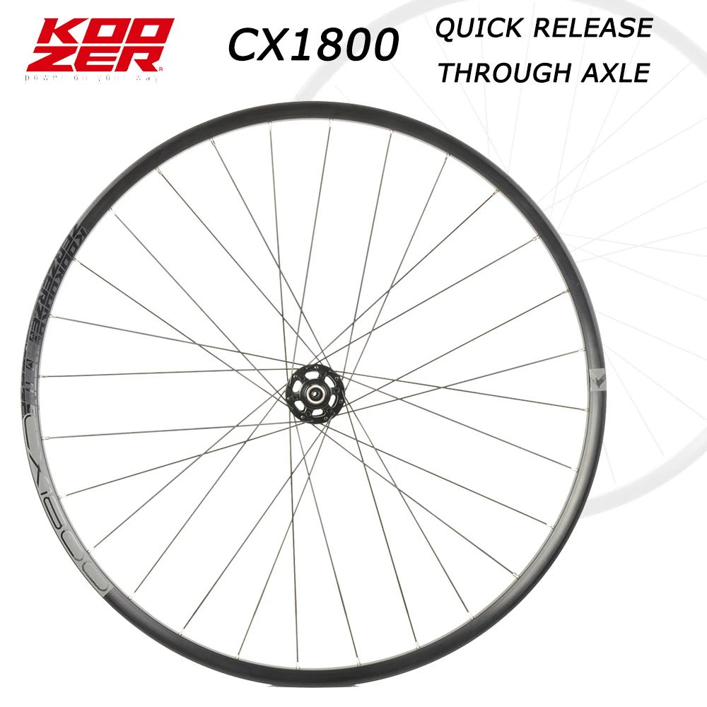 KOOZER 700C Gravel Offroad Road Wheel Aluminum Alloy Disc Wheelset Road Disc Brake 28H 2/4 Bearing Wheelset CX1800 Wheel
KOOZER 700C Gravel Offroad Road Wheel Aluminum Alloy Disc Wheelset Road Disc Brake 28H 2/4 Bearing Wheelset CX1800 Wheel