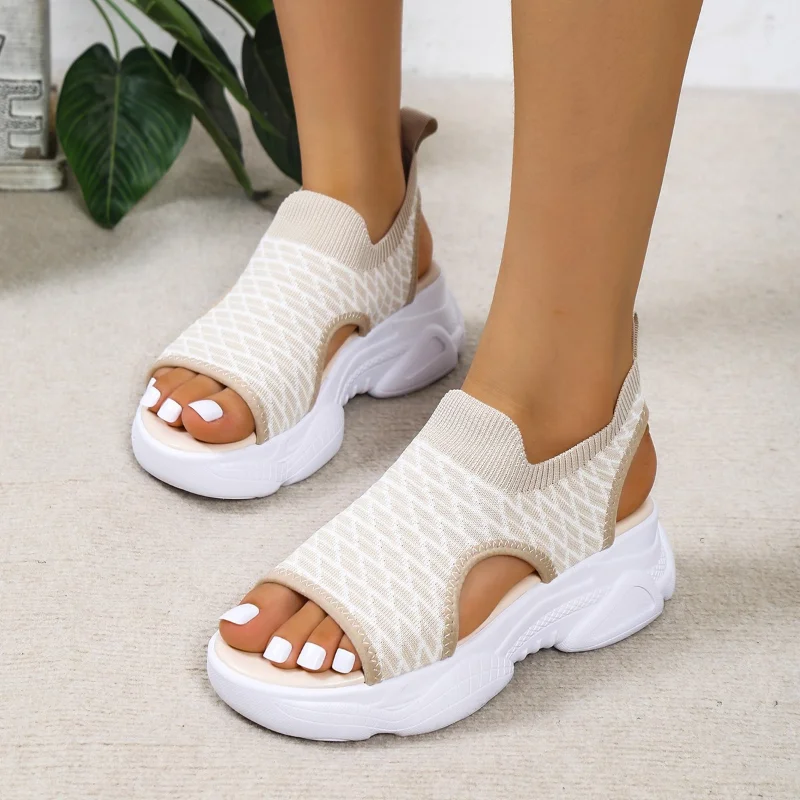 Women's Shoes 2023 Summer New Mesh Breathable Sandals Women Beach Casual Wedge Platform Sport Sandals Retro Rome Shoes Sandalias
Women's Shoes 2023 Summer New Mesh Breathable Sandals Women Beach Casual Wedge Platform Sport Sandals Retro Rome Shoes Sandalias