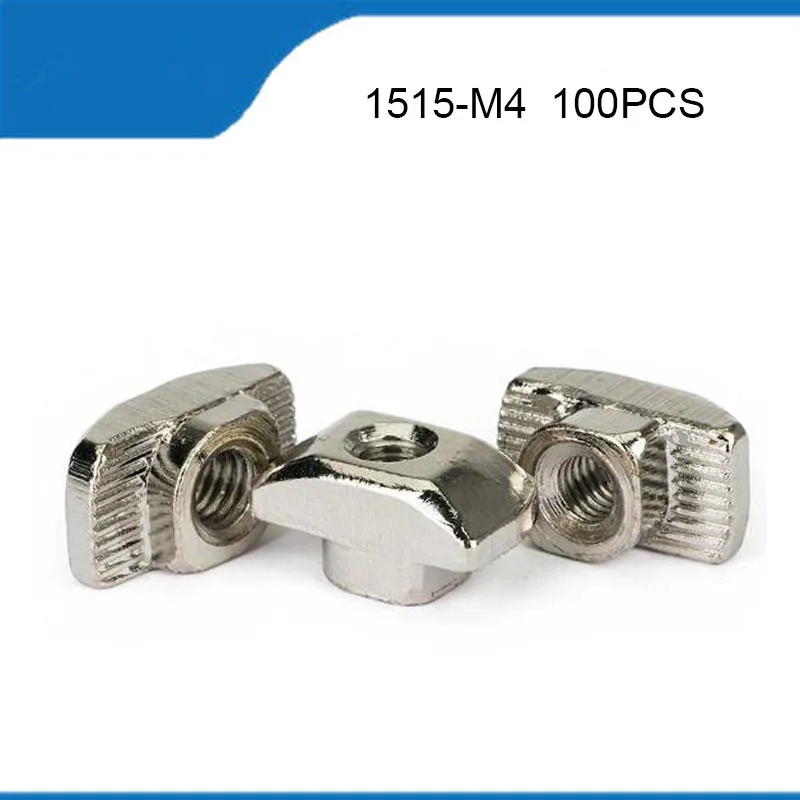 100PCS T Slot 1515 Series T Hammer 15-M4 Nut T Hammer Nut Block T Slot Nut for 1515 Aluminum Profile Extrusion Slot 6mm M4 T Nut
100PCS T Slot 1515 Series T Hammer 15-M4 Nut T Hammer Nut Block T Slot Nut for 1515 Aluminum Profile Extrusion Slot 6mm M4 T Nut