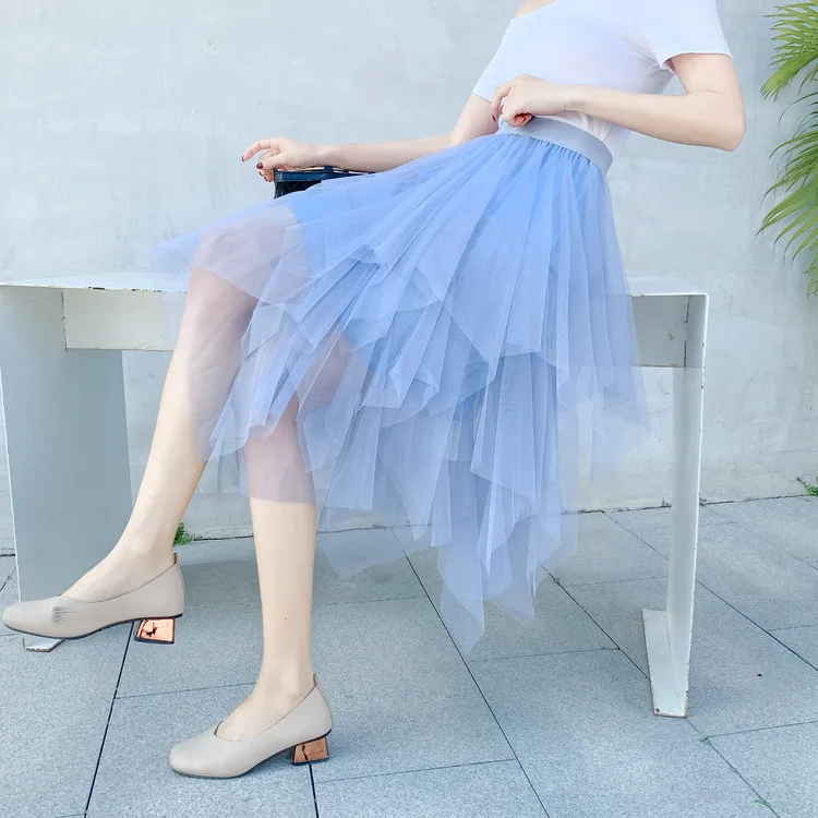 Irregular Mesh Skirt Women's Long 2022 Spring New Gauze Skirt High Waist Joker Slim Skirt
Irregular Mesh Skirt Women's Long 2022 Spring New Gauze Skirt High Waist Joker Slim Skirt