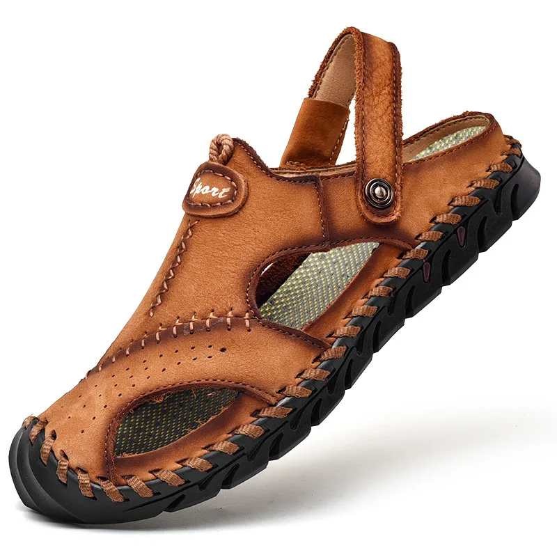 2023 Leather Men Shoes Summer New Large Size Men's Sandals Men Sandals Fashion Sandals Slippers Big Size 38-47
2023 Leather Men Shoes Summer New Large Size Men's Sandals Men Sandals Fashion Sandals Slippers Big Size 38-47