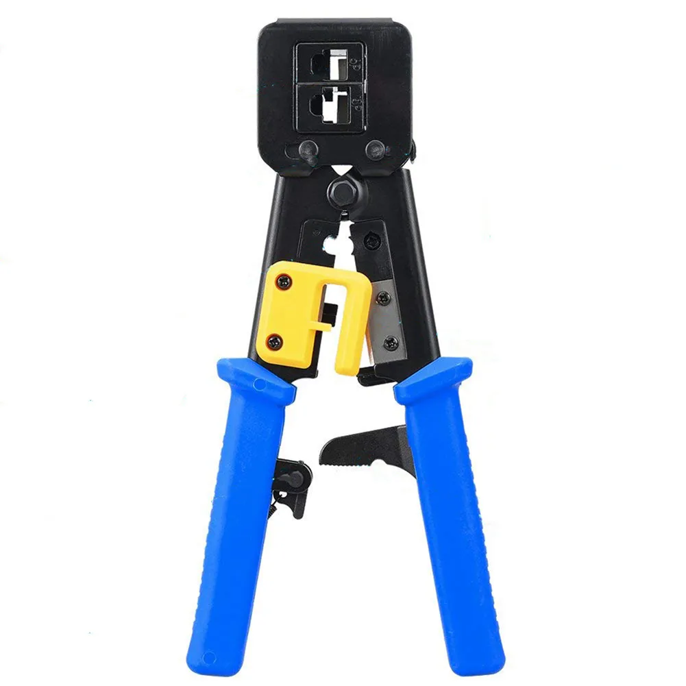 RJ45 Network LAN Cable Crimper Plier 8P 6P Cat6 Cat5 Cat5e RJ11 Crystal Head Ethernet Data Cable Crimping Stripping Cutting Tool
RJ45 Network LAN Cable Crimper Plier 8P 6P Cat6 Cat5 Cat5e RJ11 Crystal Head Ethernet Data Cable Crimping Stripping Cutting Tool