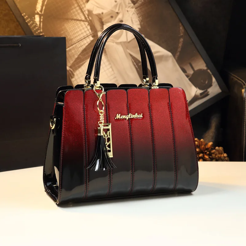 Glossy Patent Leather Handbags For Women Top Handle Purse Satchel Bag Stylish Handbag Medium Tote Bags Shoulder Bag
Glossy Patent Leather Handbags For Women Top Handle Purse Satchel Bag Stylish Handbag Medium Tote Bags Shoulder Bag