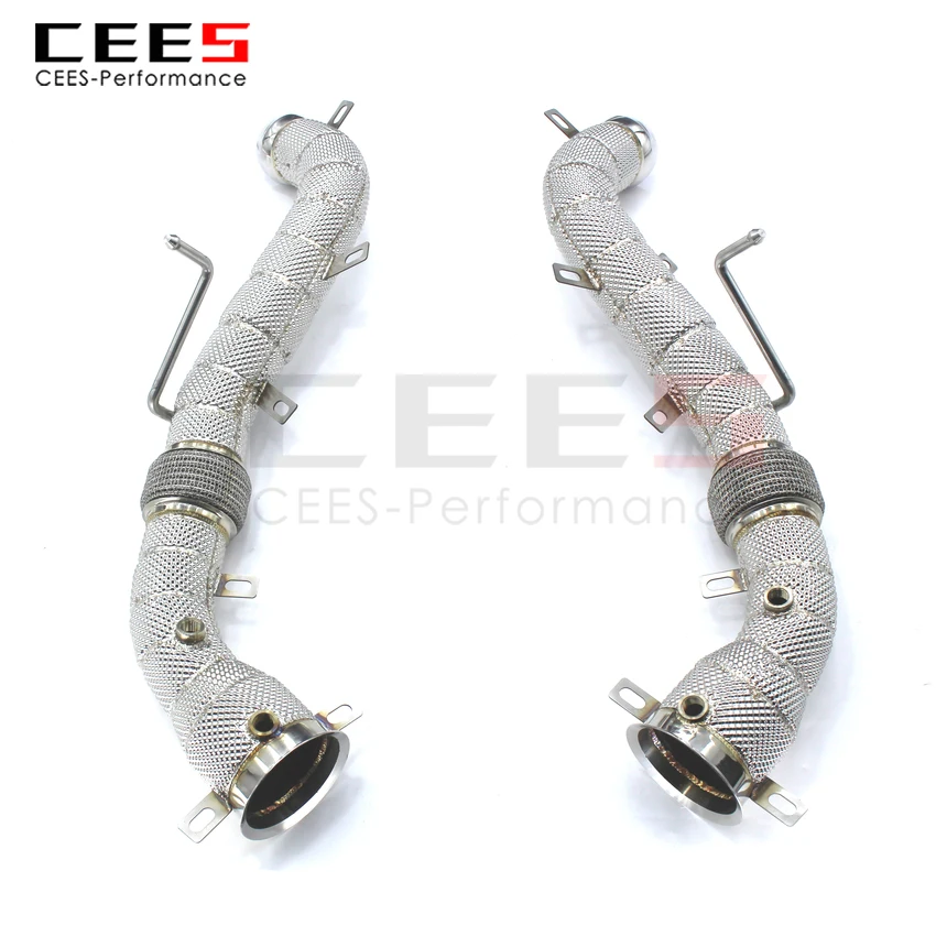 CEES Exhaust System For Mclaren 570 570S Headers With Catalyst Test Pipe Converter High Flow Catted Exhaust Downpipe Car Parts
CEES Exhaust System For Mclaren 570 570S Headers With Catalyst Test Pipe Converter High Flow Catted Exhaust Downpipe Car Parts