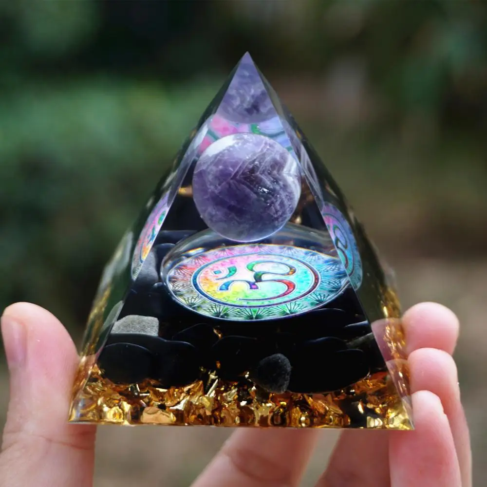 Energy Generator Orgone Pyramid Amethyst Peridot Healing Natural Crystal Reiki Chakra Generator Orgonite Pyramid Meditation Tool
Energy Generator Orgone Pyramid Amethyst Peridot Healing Natural Crystal Reiki Chakra Generator Orgonite Pyramid Meditation Tool