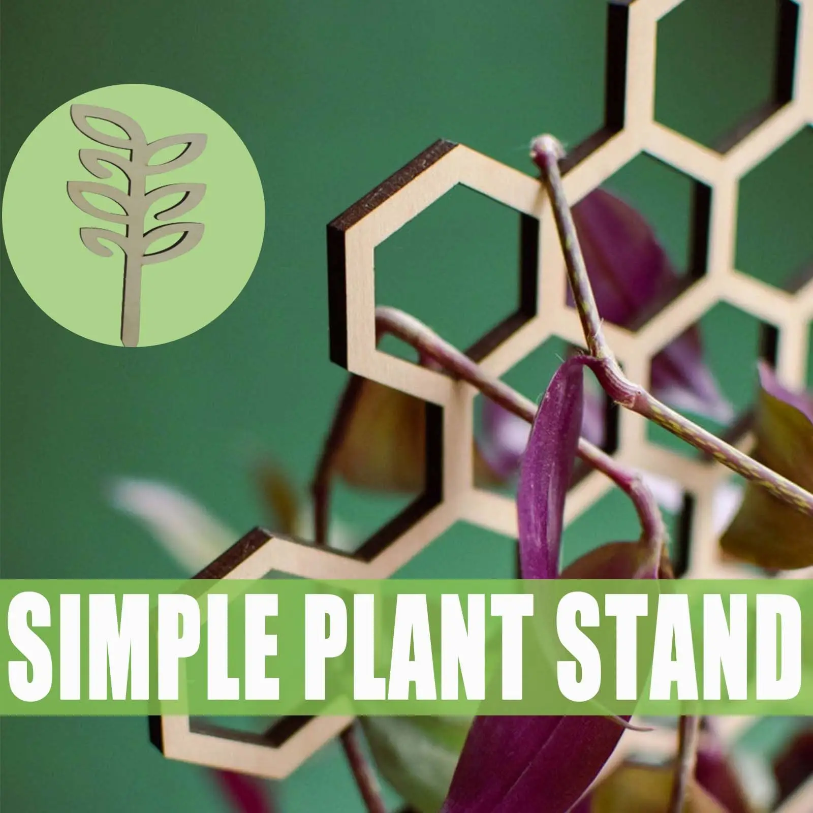 Durable Plant Support Tools Honeycomb Solid Color Wood Gardening Tools Plant Bracket Plant Holder Potted Climbing Frame
Durable Plant Support Tools Honeycomb Solid Color Wood Gardening Tools Plant Bracket Plant Holder Potted Climbing Frame