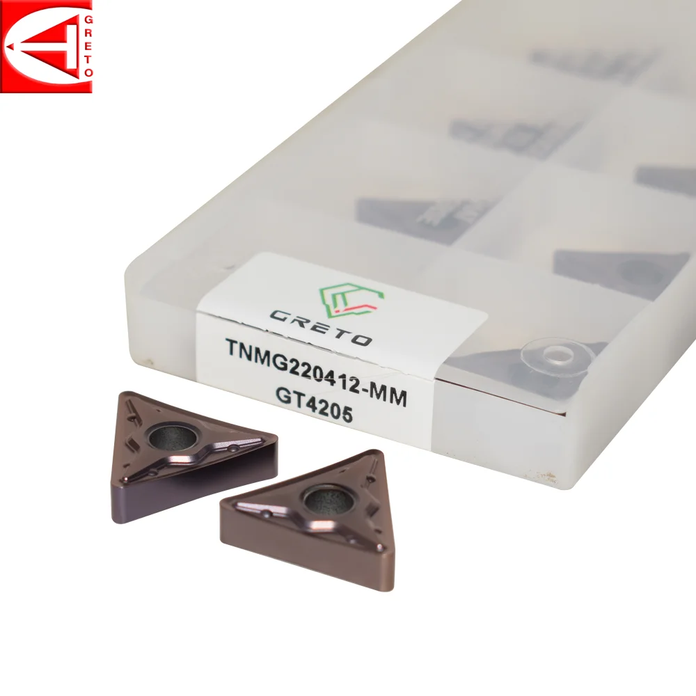 GRETO TNMG220408-MM GT4202 GT4205 режущие пластины из цементированного карбида для обточки