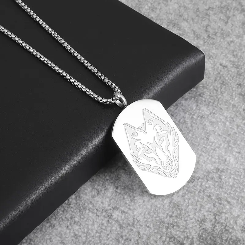 Punk Domineering Wolf Medal Pendant Stainless Steel Chain Necklace Charm Men's Cool Biker Rock Party Jewelry Accessories
Punk Domineering Wolf Medal Pendant Stainless Steel Chain Necklace Charm Men's Cool Biker Rock Party Jewelry Accessories
