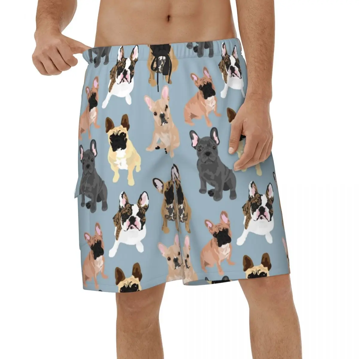 Casual Frenchie French Bulldog Men 3D Beach Shorts Running Swimwear Streetwear Surf Cute Pug Dog Swimsuits Male Board Shorts
Casual Frenchie French Bulldog Men 3D Beach Shorts Running Swimwear Streetwear Surf Cute Pug Dog Swimsuits Male Board Shorts