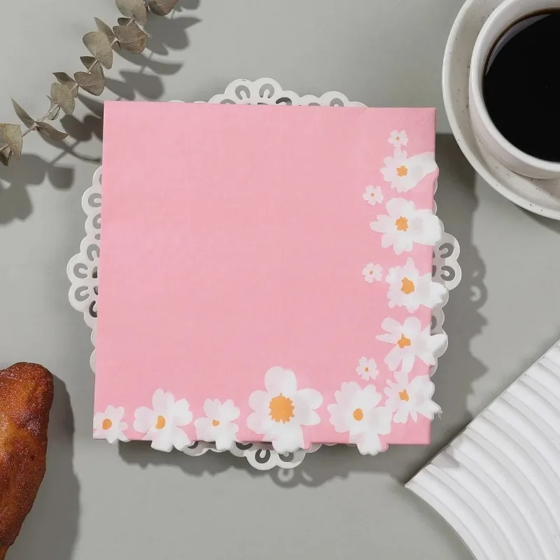 Бумажные салфетки с ромашкой 20 шт.
Бумажные салфетки с ромашкой 20 шт.