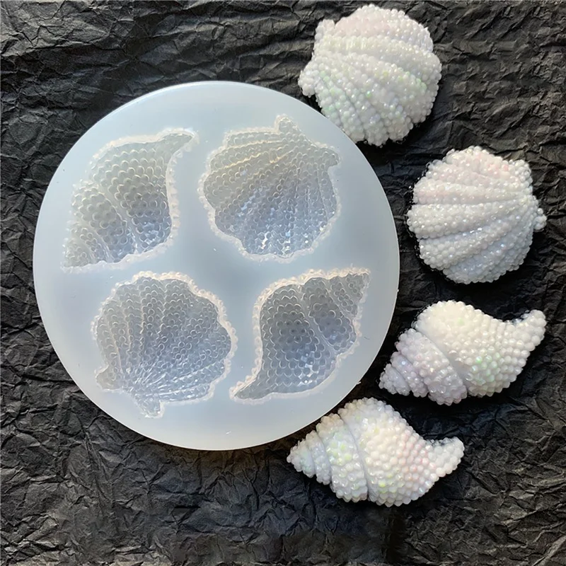 Multi-faceted Shell Conch Mirror Epoxy Silicone Mold 3D Simulation Shell Fudge Chocolate Cake Decorating Crafts Baking Tool
Multi-faceted Shell Conch Mirror Epoxy Silicone Mold 3D Simulation Shell Fudge Chocolate Cake Decorating Crafts Baking Tool