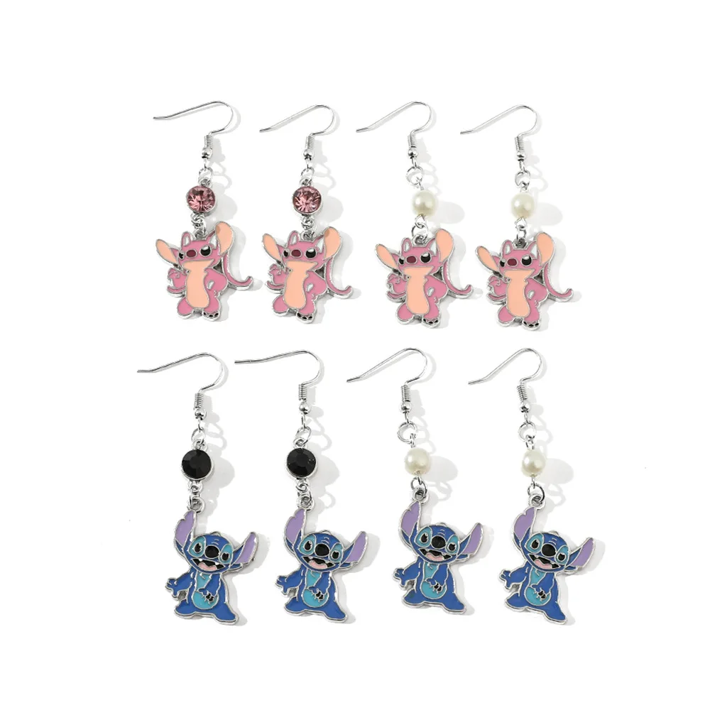 Disney Cute Stitch Angel Ear Studs Classic Anime Cartoon Character Pearl Decorative Earpieces Female Jewelry Girl Birthday Gift
Disney Cute Stitch Angel Ear Studs Classic Anime Cartoon Character Pearl Decorative Earpieces Female Jewelry Girl Birthday Gift