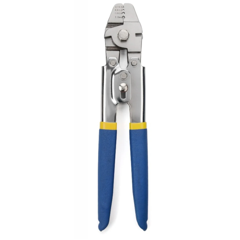 Effortless Crimping Tool Non Slip Grips Coordinate with Barrel Ferrule Silver Color Aluminum Sleeve Pliers
Effortless Crimping Tool Non Slip Grips Coordinate with Barrel Ferrule Silver Color Aluminum Sleeve Pliers