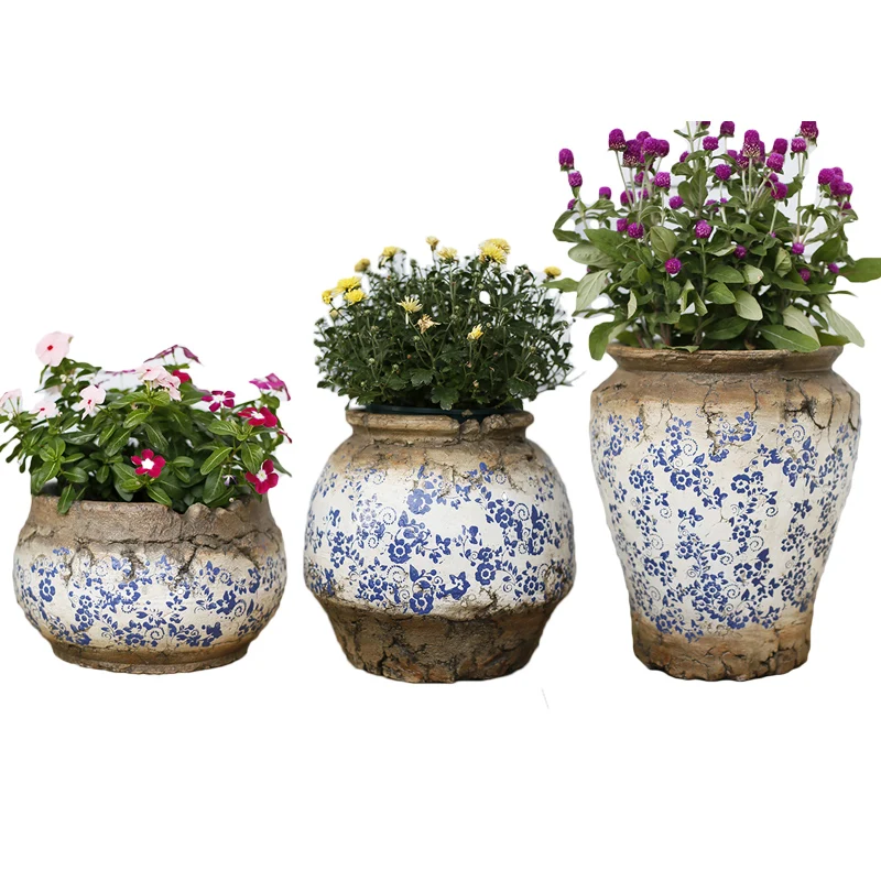 Blue and White Porcelain Creative Flower Pot Ceramic Large Diameter Courtyard Balcony Layout Decoration Succulent Stoneware
Blue and White Porcelain Creative Flower Pot Ceramic Large Diameter Courtyard Balcony Layout Decoration Succulent Stoneware