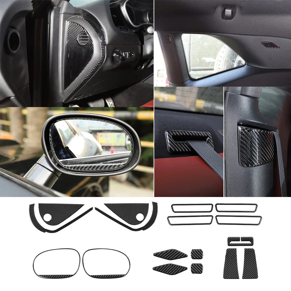 Soft Carbon Fiber Rearview Mirror Turn Signal Light Cover for Dodge Challenger 2015-2022 Interior Car Accessories
Soft Carbon Fiber Rearview Mirror Turn Signal Light Cover for Dodge Challenger 2015-2022 Interior Car Accessories