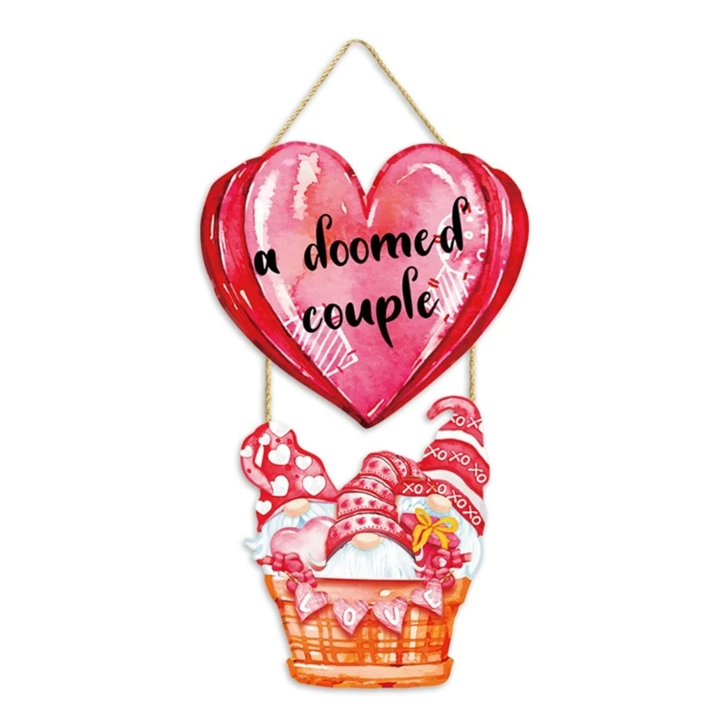 Valentines Day Hanging Decorations Home Doomed-Couple Letter Pendant Wood Sign Decoration for Door Wall Decoration
Valentines Day Hanging Decorations Home Doomed-Couple Letter Pendant Wood Sign Decoration for Door Wall Decoration