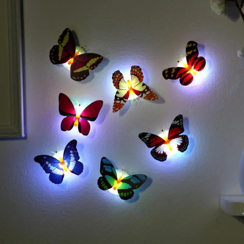 Color Changing Cute Butterfly LED Night Light Home Room Desk Wall Decor Cute Room Decor Wall Stickers House Decoration Home Part
Color Changing Cute Butterfly LED Night Light Home Room Desk Wall Decor Cute Room Decor Wall Stickers House Decoration Home Part