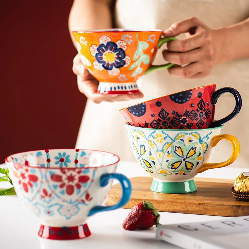 Ceramic Mug Large-capacity Oat Milk Breakfast Cup Creative Personality Cute Women's Home Ins Coffee Cup
Ceramic Mug Large-capacity Oat Milk Breakfast Cup Creative Personality Cute Women's Home Ins Coffee Cup