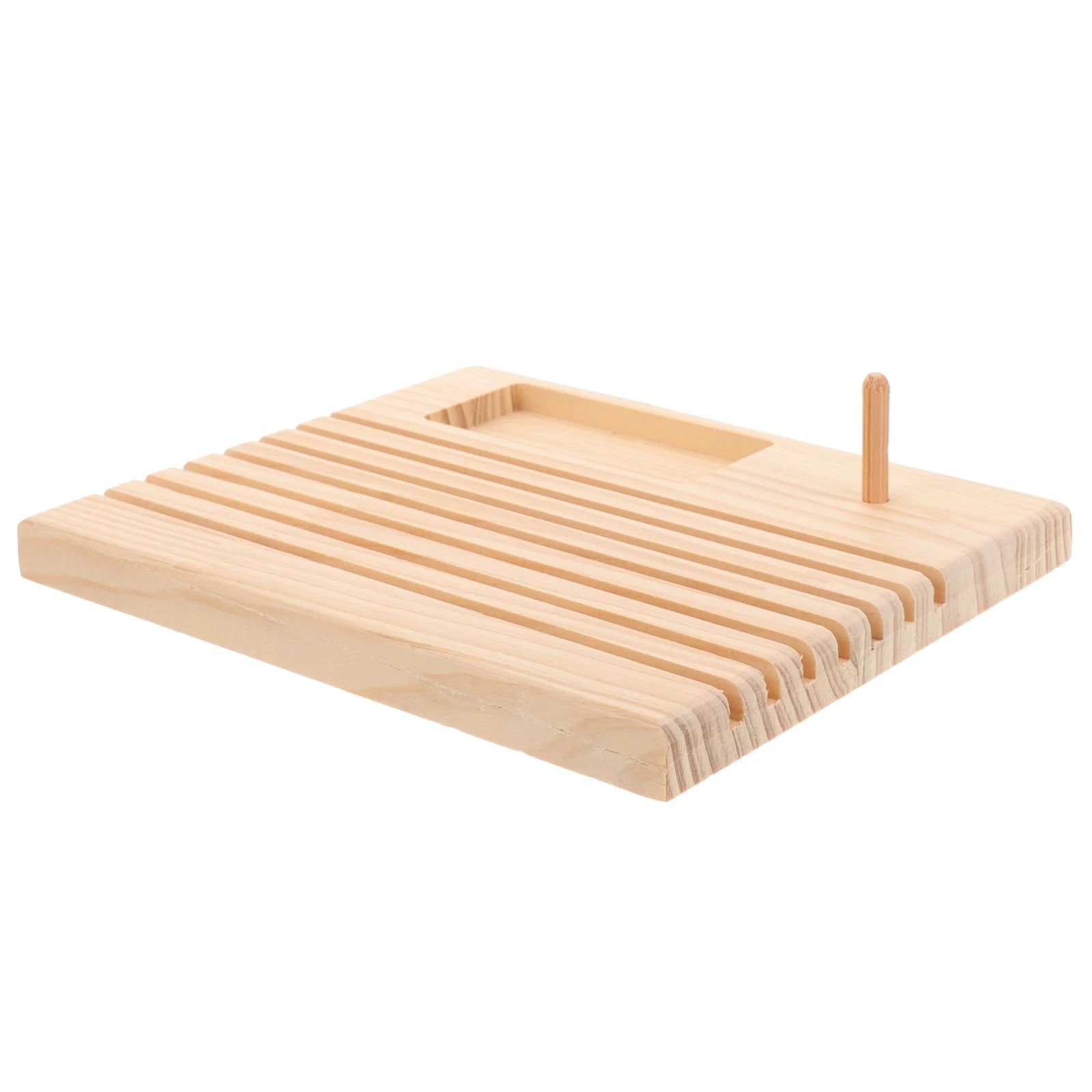 Wooden Spool Holder Household Spool Ruler Storage Rack Solid Sewing Template Thread Rack
Wooden Spool Holder Household Spool Ruler Storage Rack Solid Sewing Template Thread Rack