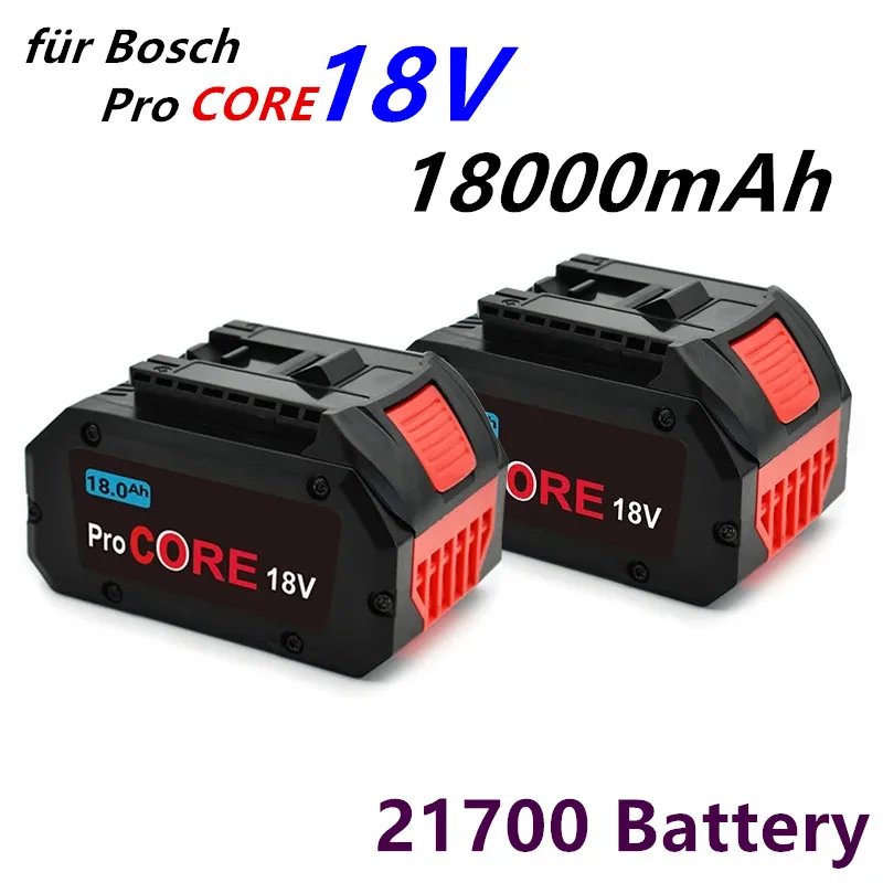 

100% hohe kapazität 18 V 18,0 Ah Lithium-Ionen Ersatz Batterie GBA18V80 für Bosch 18 Volt MAX Cordless Power werkzeug Bohrer