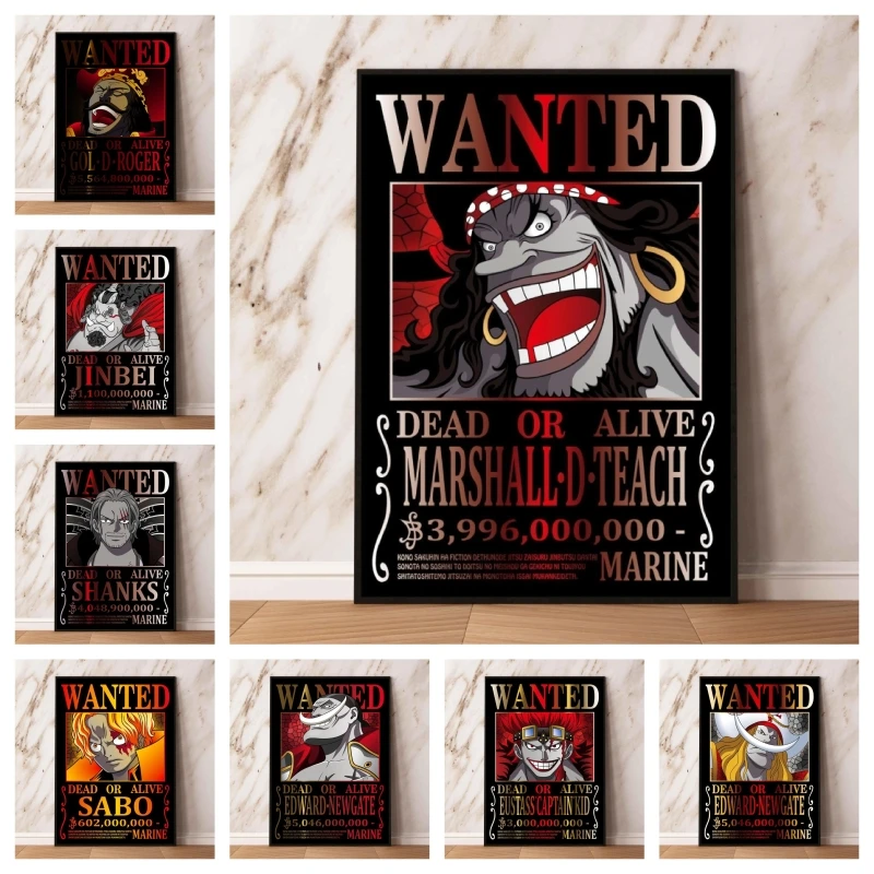 Anime Posters One Piece Bounty Wanted Newgate Decoration Paintings Cartoon Character Picture Birthday Gifts Comics Pictures
Anime Posters One Piece Bounty Wanted Newgate Decoration Paintings Cartoon Character Picture Birthday Gifts Comics Pictures