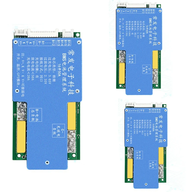 RISE-16S 48V Lifepo4 BMS Battery Protection Board Same Port With Equalization Temperature Control Overcharge Protection
RISE-16S 48V Lifepo4 BMS Battery Protection Board Same Port With Equalization Temperature Control Overcharge Protection