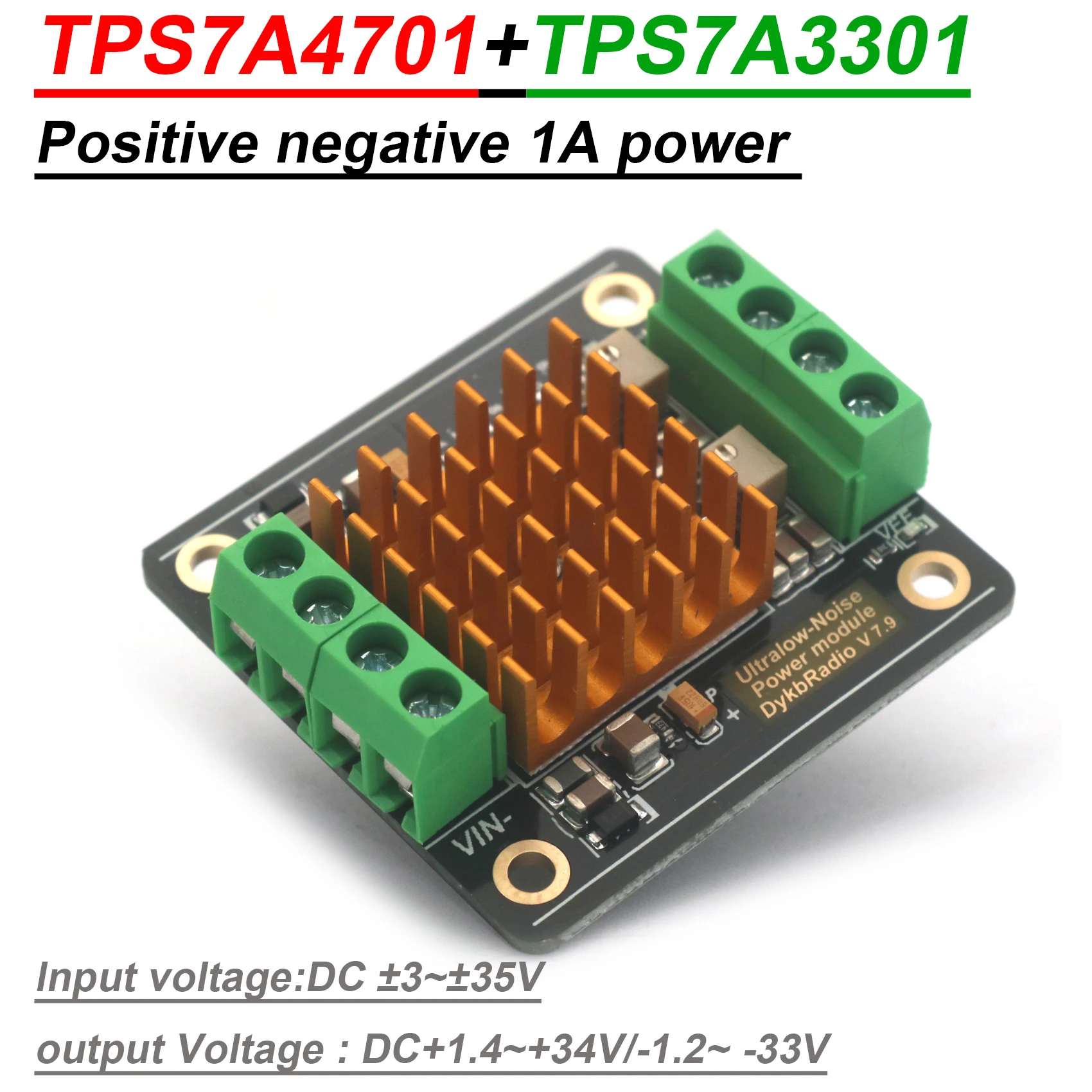 Линейный модуль питания TPS7A4701 + TPS7A3301 RF, регулятор напряжения, Φ 3 В, 5 В, 12 В, 15 В, 19 В, 24 В, автомобильный аудиоусилитель DAC ADC
Линейный модуль питания TPS7A4701 + TPS7A3301 RF, регулятор напряжения, Φ 3 В, 5 В, 12 В, 15 В, 19 В, 24 В, автомобильный аудиоусилитель DAC ADC