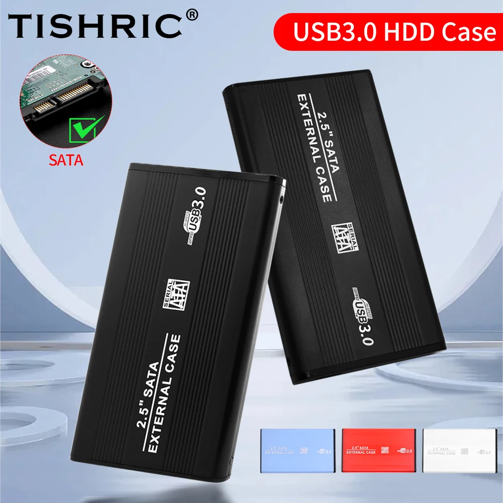 Чехол TISHRIC для внешнего жесткого диска 2 5 дюйма чехол SSD корпус с SATA на USB 3 0/2 0 до 6
