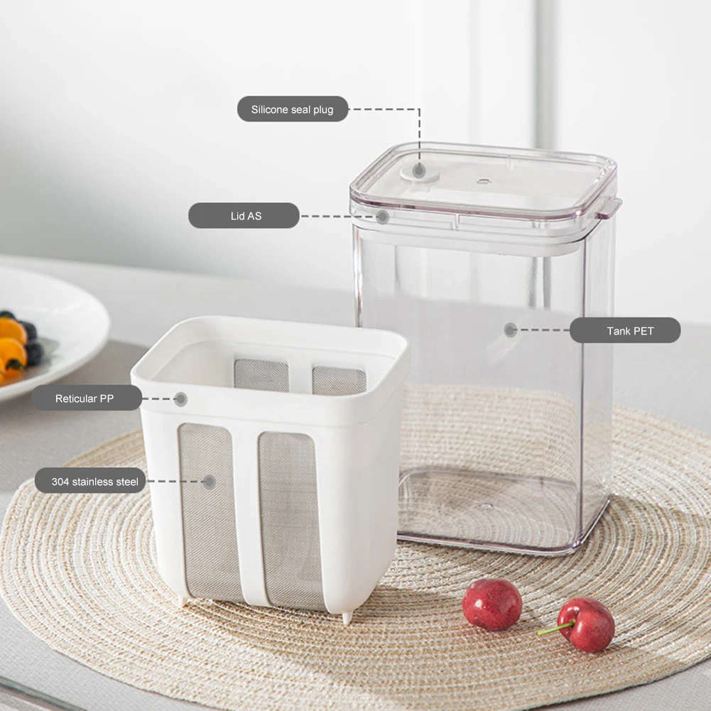 1pc Yogurt Strainer Reusable Washable Household Kitchen Gadgets Food Filter AS+PET+Stainless Steel 17.6x10.8x9cm
1pc Yogurt Strainer Reusable Washable Household Kitchen Gadgets Food Filter AS+PET+Stainless Steel 17.6x10.8x9cm