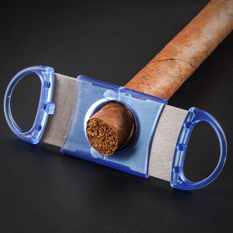 Transparent Plastic Case Cigar Cutter Cigar Cutter Scissors Stainless Steel Portable Men's Travel Cigar Accessories
Transparent Plastic Case Cigar Cutter Cigar Cutter Scissors Stainless Steel Portable Men's Travel Cigar Accessories