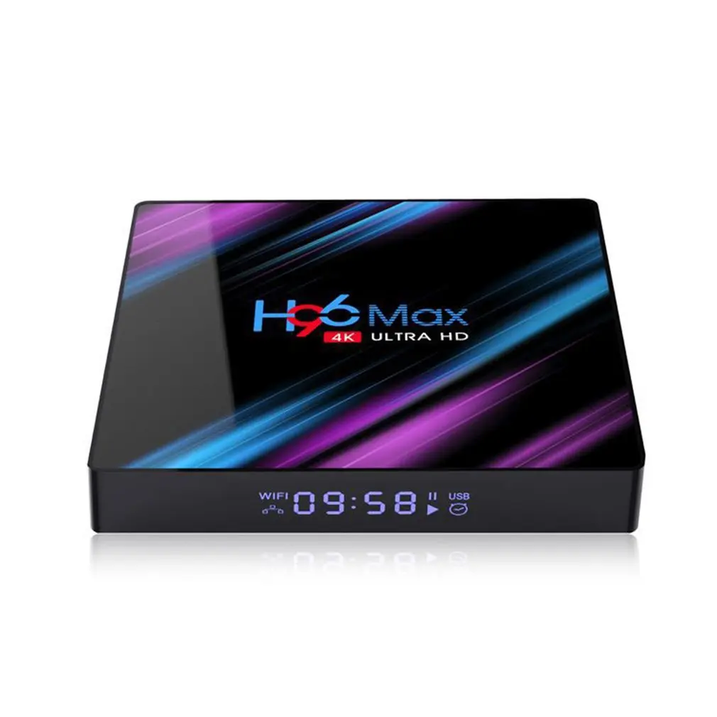 ТВ-приставка H96 MAX, Android, Rockchip RK3318, 4 + 64 ГБ, H.265, 4K, 60 кадров/с
ТВ-приставка H96 MAX, Android, Rockchip RK3318, 4 + 64 ГБ, H.265, 4K, 60 кадров/с
