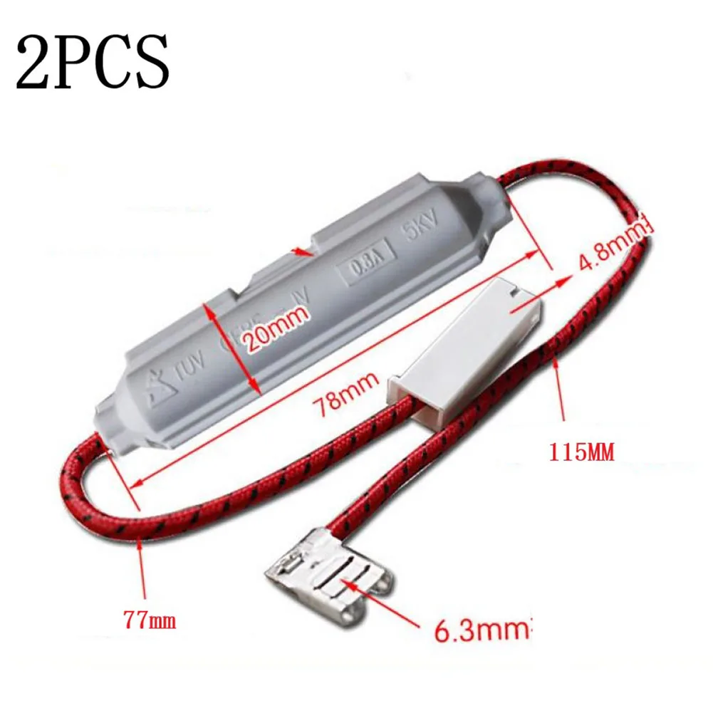 2PCS Microwave Oven High Voltage Fuses 5KV0.8A 5KV0.7A 5KV0.65A 5KV0.75A 5KV0.9A Universal Fuse Components Holder Accessories
2PCS Microwave Oven High Voltage Fuses 5KV0.8A 5KV0.7A 5KV0.65A 5KV0.75A 5KV0.9A Universal Fuse Components Holder Accessories