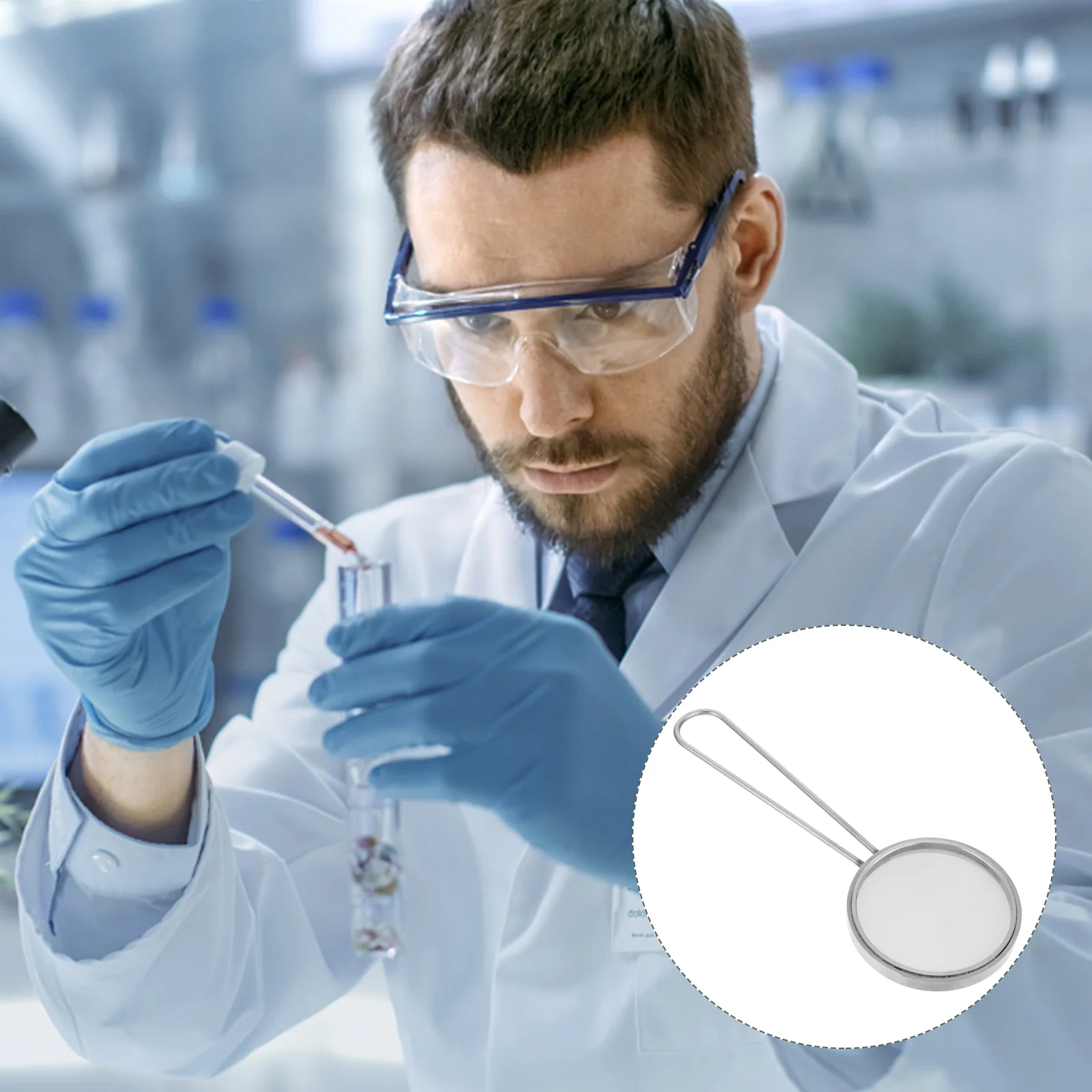 Cell Sieve Stainless Steel Filter Standard Strainer Tool Handle Laboratory Accessories Food
Cell Sieve Stainless Steel Filter Standard Strainer Tool Handle Laboratory Accessories Food