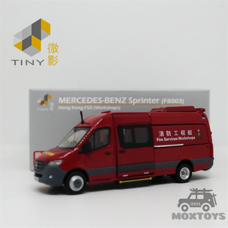 

Tiny 1:76 sprinter FL Fire Services Department Engineering Division Exhibition exclusive Diecast Model Car