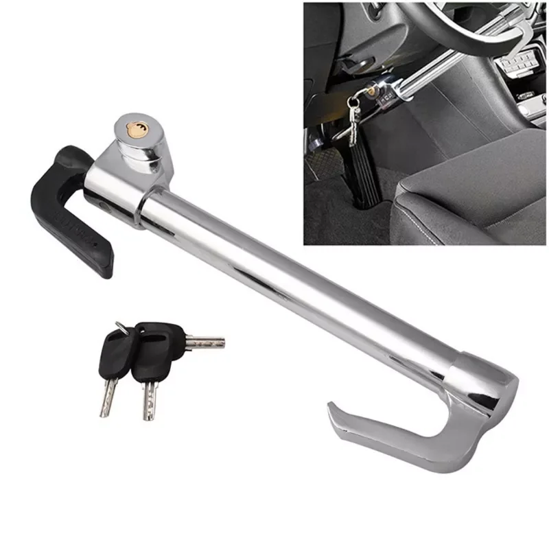 Car Clutch Pedal Lock Stainless Steel Steering Wheel Lock Anti-theft Lock Vehicle Security Lock Tools D7YA
Car Clutch Pedal Lock Stainless Steel Steering Wheel Lock Anti-theft Lock Vehicle Security Lock Tools D7YA