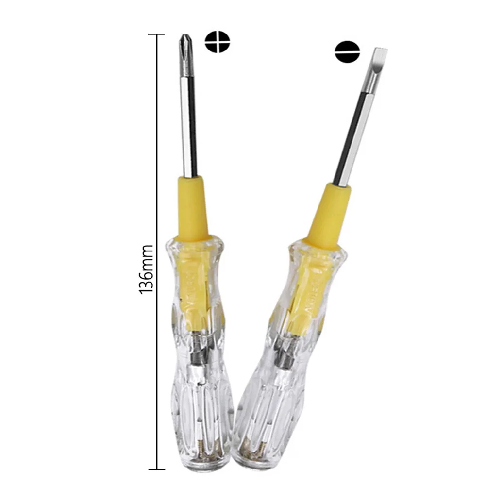 1 Pc Electric Tester Pen 100-500V LED Electric Test Tester Pen Screwdriver Multifunctional Household Test Pencil Hand Tools
1 Pc Electric Tester Pen 100-500V LED Electric Test Tester Pen Screwdriver Multifunctional Household Test Pencil Hand Tools