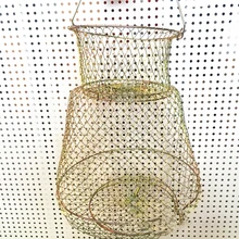 S/M/L Steel Wire Fishing Cage Crab Squid Shrimp Trap Collapsible And Portable Fish Basket Practical Fishing Nets