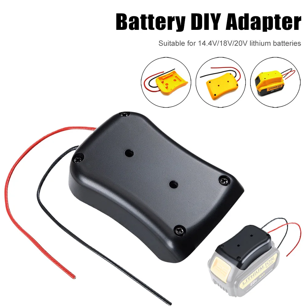 Power Wheel Adapter Secure Battery Adapter For Dewalt 14.4V/18V/20V Lithium Battery DIY Power Convertor Wires Battery Connector
Power Wheel Adapter Secure Battery Adapter For Dewalt 14.4V/18V/20V Lithium Battery DIY Power Convertor Wires Battery Connector