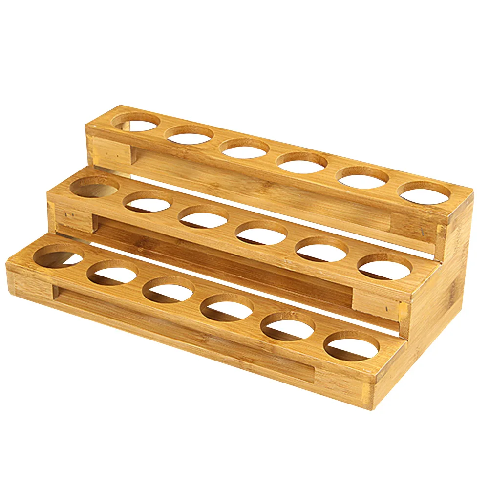 30ml 18 Slots Ladder Type Organizer Display For Essential Oil Compartment Bamboo Showing Stand Storage Rack Practical Desktop
30ml 18 Slots Ladder Type Organizer Display For Essential Oil Compartment Bamboo Showing Stand Storage Rack Practical Desktop