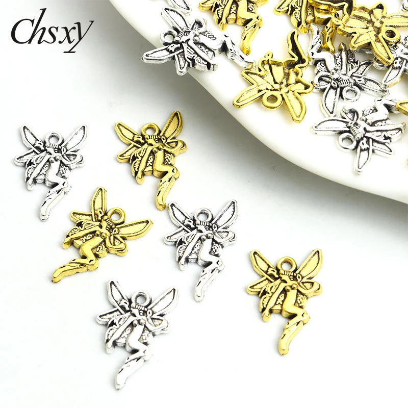 20pcs Butterfly Fairy Alloy Charms Antique Gold/Silver Color Angel Pendants For Jewelry Making Necklace Bracelet DIY Accessories
20pcs Butterfly Fairy Alloy Charms Antique Gold/Silver Color Angel Pendants For Jewelry Making Necklace Bracelet DIY Accessories