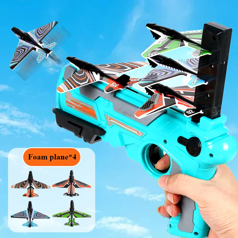 Foam Catapult Airplane Shooting Gun One-click Ejection Foam Plane Toy Gun Outdoor Hand Throwing Launcher Glider Toys for Kids
Foam Catapult Airplane Shooting Gun One-click Ejection Foam Plane Toy Gun Outdoor Hand Throwing Launcher Glider Toys for Kids