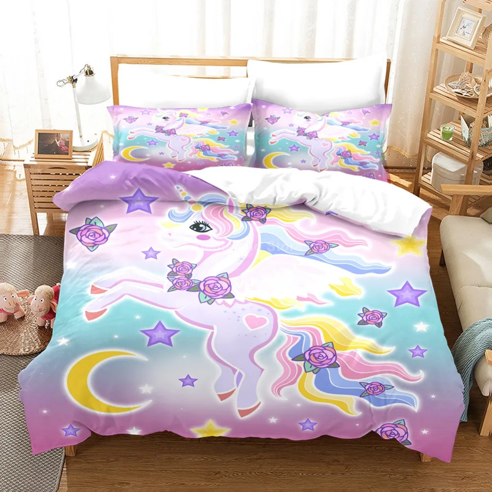 Unicorn Pink Kids Bedding Set Cartoon Printing Adult Lovely Gift Luxury Duvet Cover Sets Comforter Bed Linen Queen King Size
Unicorn Pink Kids Bedding Set Cartoon Printing Adult Lovely Gift Luxury Duvet Cover Sets Comforter Bed Linen Queen King Size